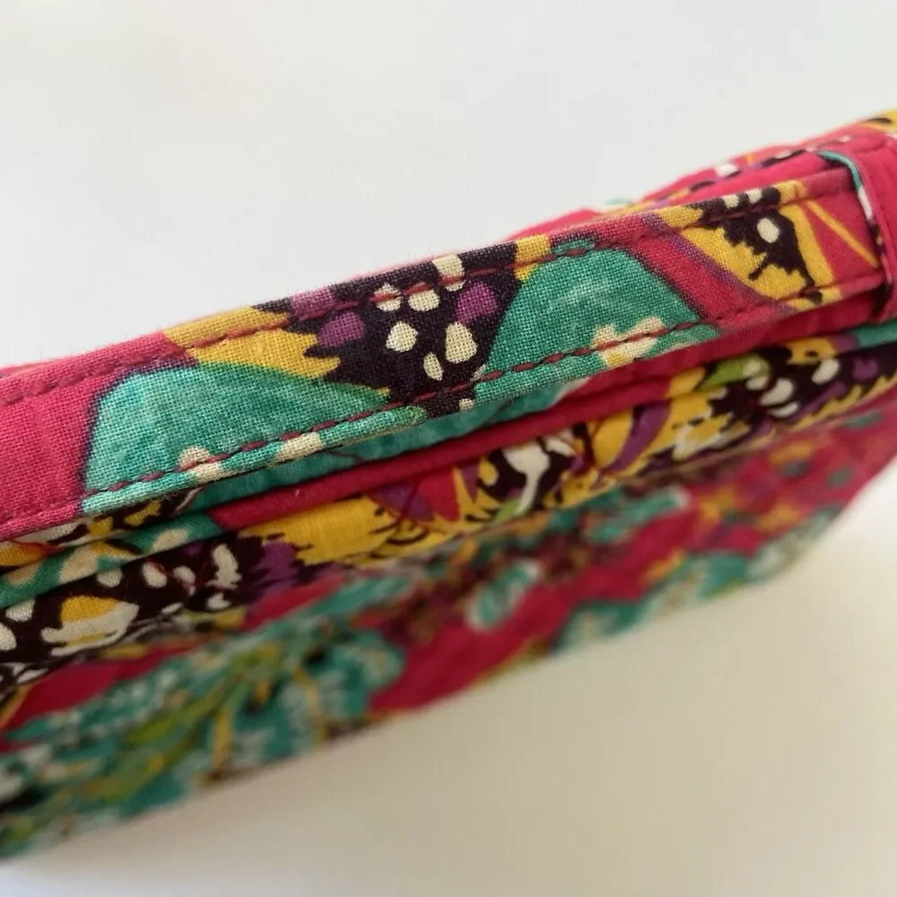 Vera Bradley Commuter Tablet Tamer Organizer Bag RUMBA Pink Travel iPad Floral